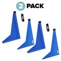 Adiroffice Drop/Lift Wall Rack for Blueprints, Blue, PK2 ADI616-BLU-2pk